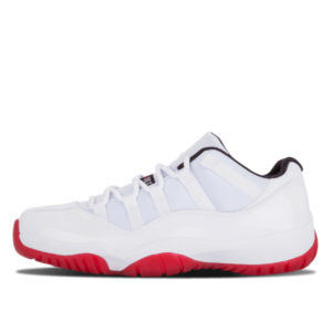 Air Jordan Nike AJ XI 11 Retro Low White Red (2012) (528895-101)