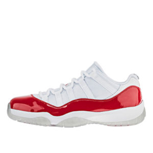 Jordan 11 Retro Low Cherry (2016) White/Varsity Red-Black (528895-102)