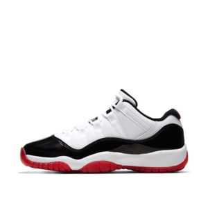 Air Jordan Nike AJ XI 11 Low Suede ‘White Bred’ (GS) (2020) (528896-160)