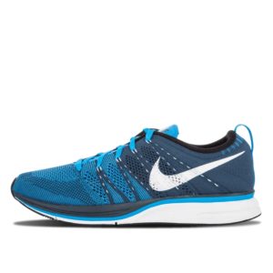 Nike Flyknit Trainer+ Squadron Blue Squadron Blue/White-Blue Glow (532984-414)