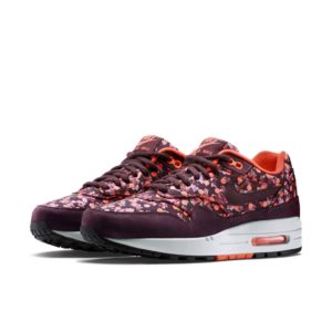 Nike x Liberty of London Air Max 1 WMNS Burgundy (540855-600)