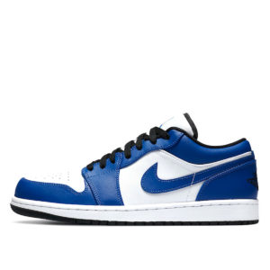 Jordan  1 Low Game Royal White/Game Royal-Black (553558-124)