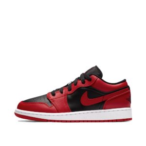 Jordan 1 Low Reverse Bred (GS) Gym Red/Black-Gym Red-White (553560-606)