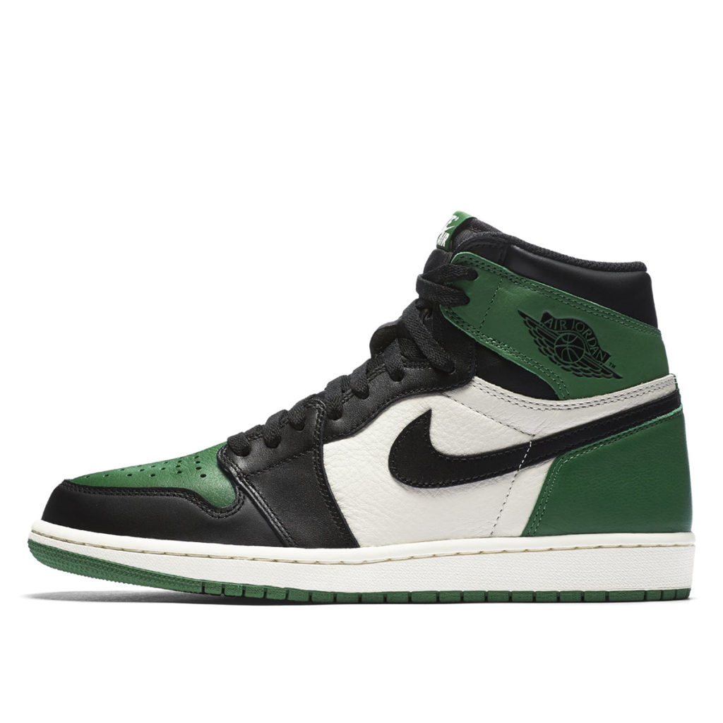 Air Jordan Nike AJ I 1 Retro High OG ‘Pine Green’ (2018) (555088-302)