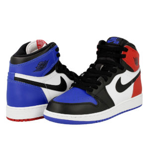Jordan 1 Retro Top 3 (GS) Black/Varsity Red-Varsity Royal (575441-026)