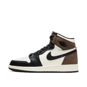 Jordan 1 Retro High Dark Mocha (GS) Sail/Dark Mocha-Black-Black (575441-105)