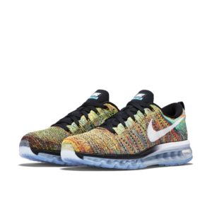 Nike Air Max 2015 Flyknit Multicolor Black/Chlorine Blue-Total Orange-White (620469-004)
