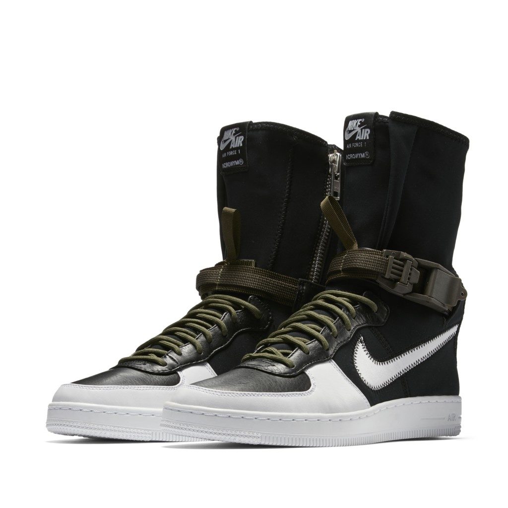 Nike x Acronym Air Force 1 Downtown Black White (649941-001)