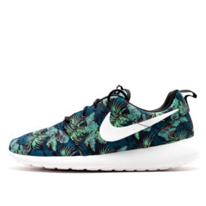 Nike  Roshe Run Poison Green Palm Trees Space Blue/White-Black-Poison Green (655206-413)