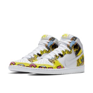 Nike  Dunk SB High De La Soul (2015) White/Firefly (748751-177)