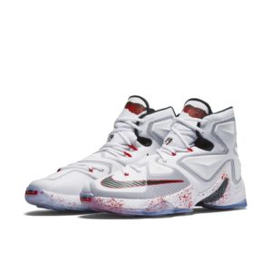 Nike LeBron 13 Friday the 13th White/Black-University Red (807219-106)