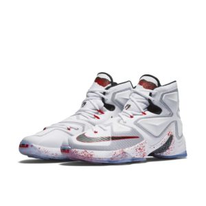 Nike  LeBron 13 Friday the 13th White/Black-University Red (807219-106)