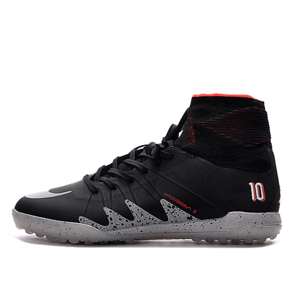 Nike Hypervenomx Proximo NJR TF Neymar x Jordan Black/Metallic Silver-Light Crimson-White (820134-006)