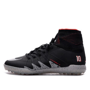 Nike  Hypervenomx Proximo NJR TF Neymar x Jordan Black/Metallic Silver-Light Crimson-White (820134-006)
