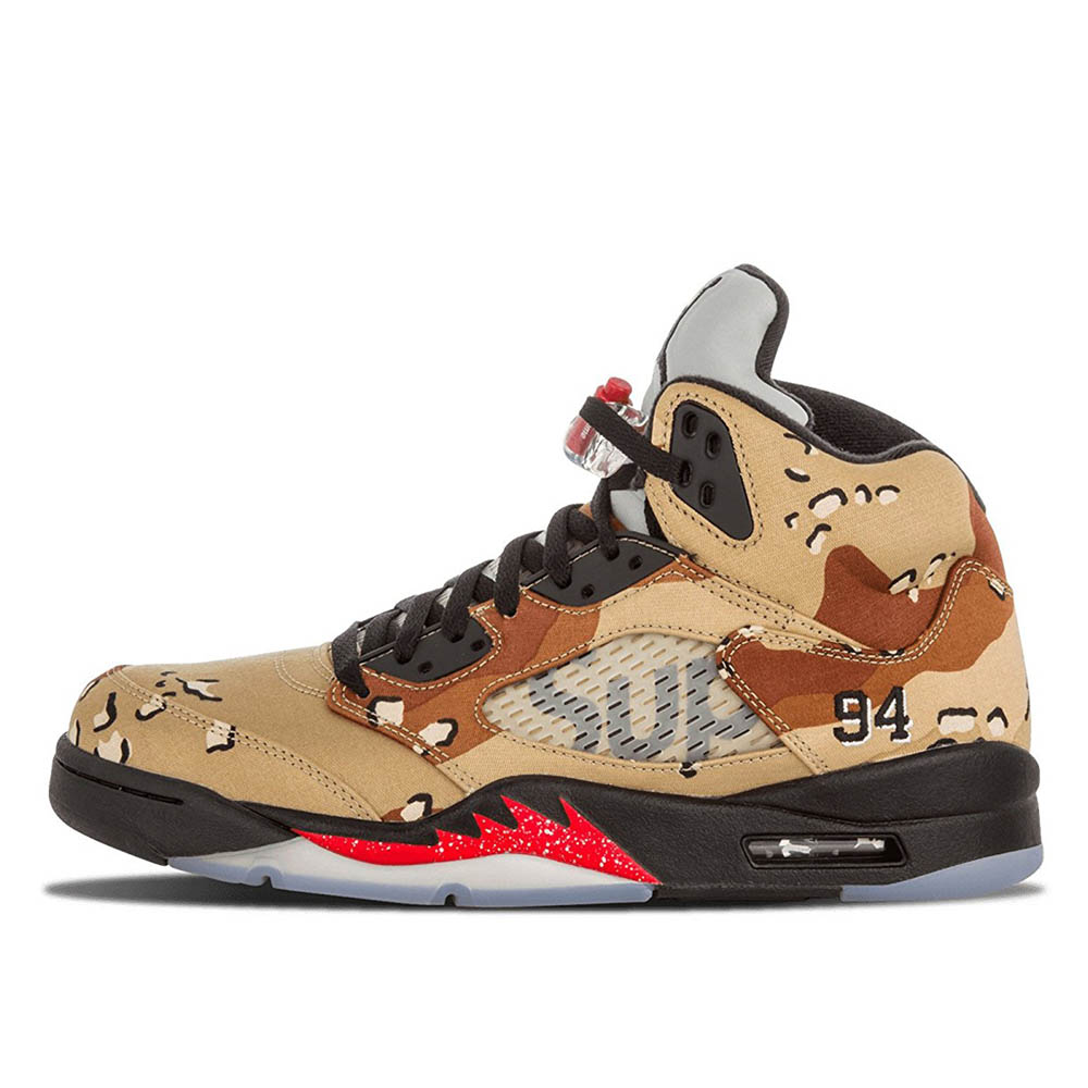 Air Jordan x Supreme Nike AJ V 5 Retro Desert Camo (824371-201)
