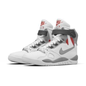 Nike  Air Pressure Retro White Cement Grey (2016) White/Cement Grey-Varsity Red (831279-100)