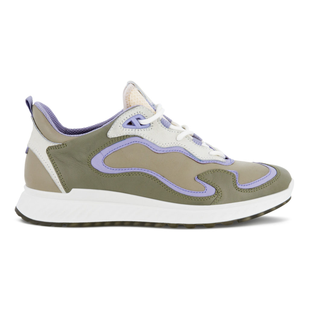 ECCO ST.1 Womens Laced Shoes Multicolor Vetiver (83784352574)