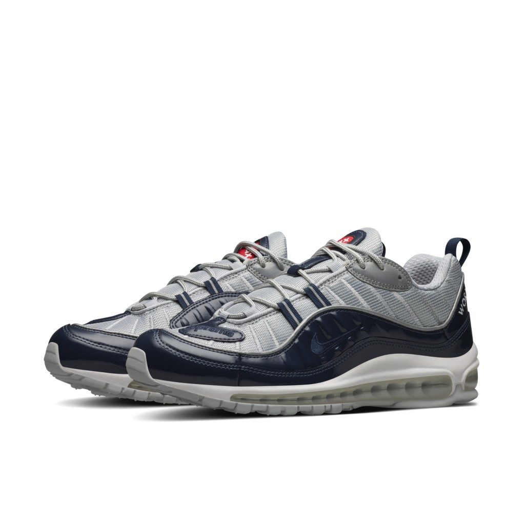 Nike Air Max 98 Supreme Obsidian Obsidian/Obsidian-Reflective-Silver-White (844694-400)