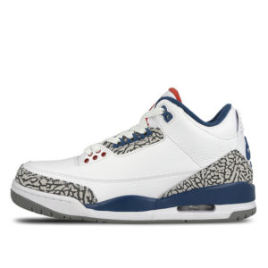 Jordan 3 Retro True Blue (2016) White/True Blue-Varsity Red (854262-106)