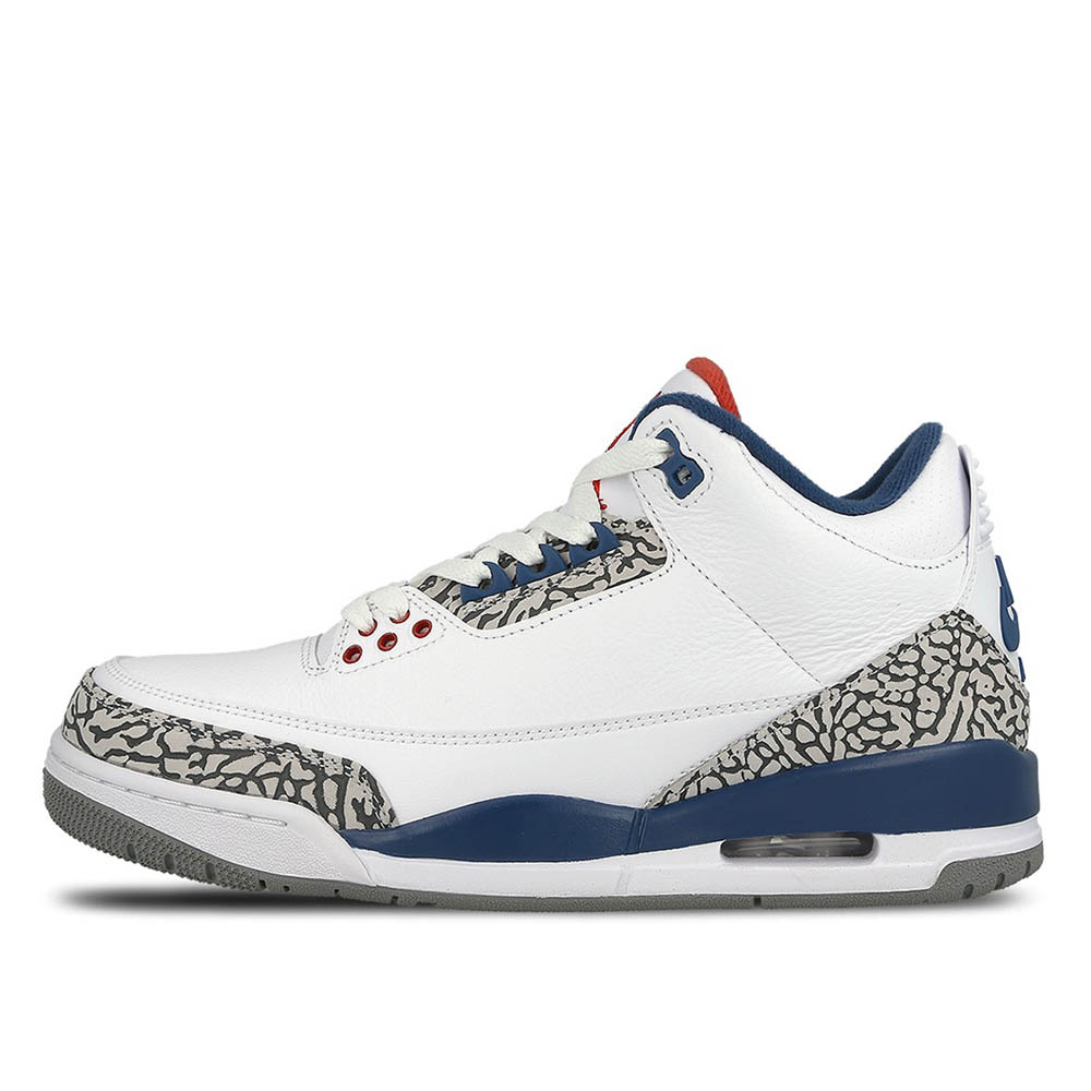 Jordan 3 Retro True Blue (2016) White/True Blue-Varsity Red (854262-106)