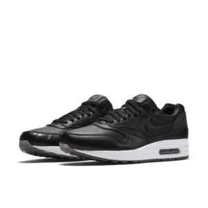 Nike Air Max 1 Pinnacle Black Leather Black/Black-Black-White (859554-001)