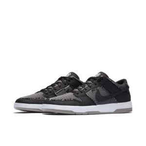 Nike x Medicom Toy Bearbrick Denim Zoom Dunk Low Elite QS Skateboarding (877063-002)