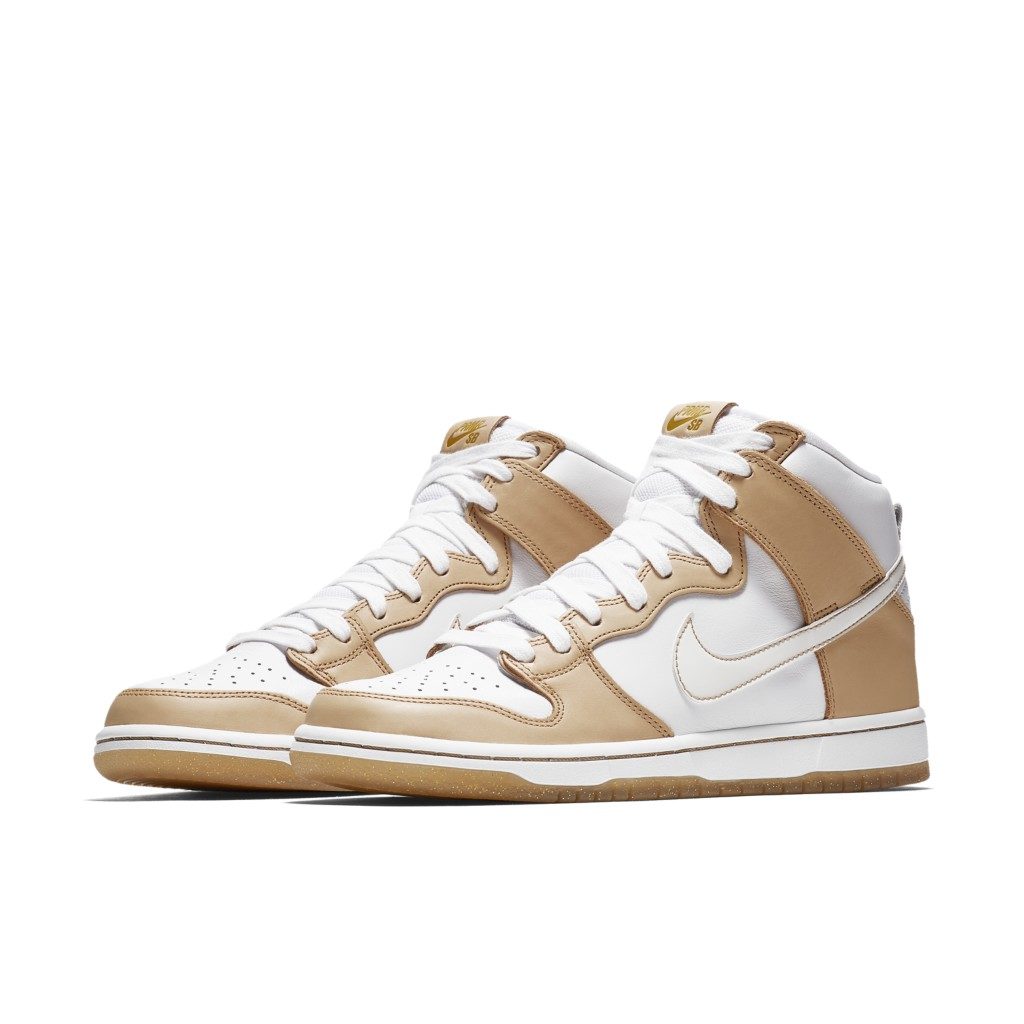 Nike SB Dunk High Premier Win Some Lose Some Vachetta Tan/White-Jersey Gold (881758-217)