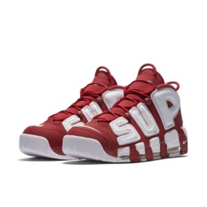 Nike  Air More Uptempo Supreme “Suptempo” Red Varsity Red/White (902290-600)