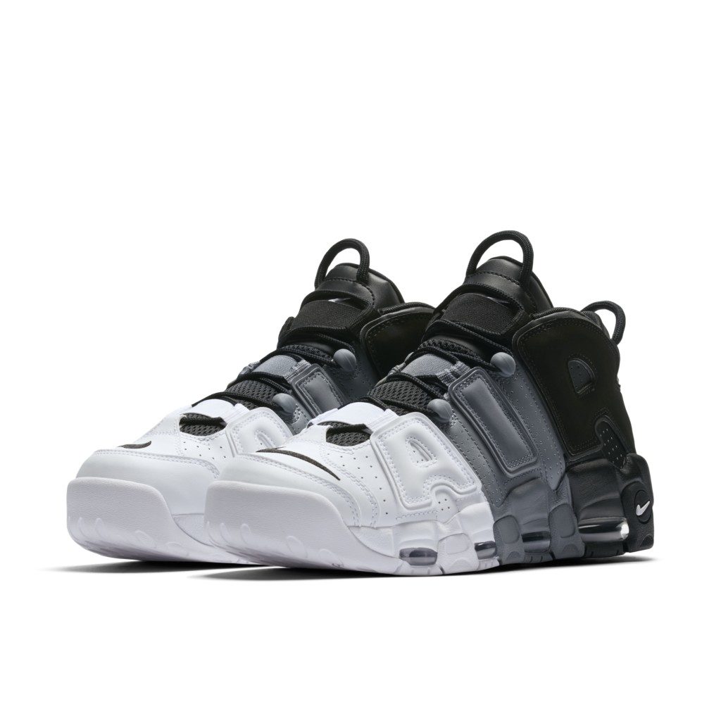 Nike Air More Uptempo Tri-Color Black/Black-Cool Grey-White (921948-002)
