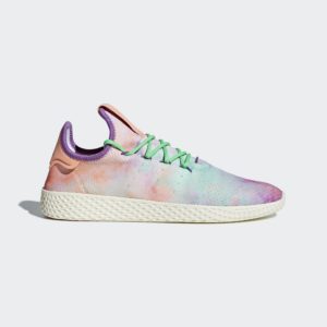 adidas  Tennis HU Pharrell Holi Tie Dye Chalk Coral/Flash Green/Lab Purple (AC7366)