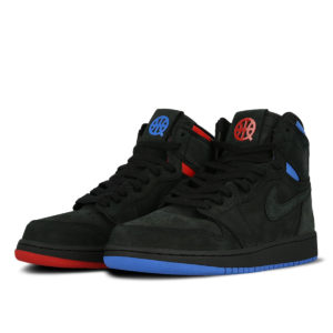 Air Jordan Nike AJ 1 Retro High OG Quai 54 Q54 Black/University Red/Italy Blue (AH1040-054)