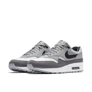 Nike Air Max 1 White Black Wolf Grey White/Black-Wolf Grey-Gunsmoke (AH8145-101)