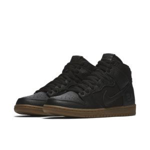 Nike  SB Dunk High Antihero Brian Anderson Black Black/Black-Anthracite-Gum Medium Brown (AH9613-001)