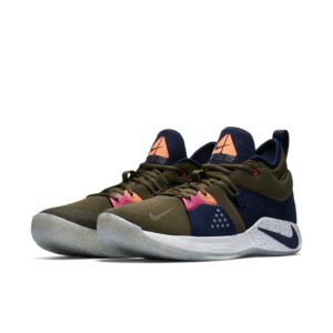 Nike  PG 2 ACG Olive Canvas/Obsidian-Light Silver (AJ2039-300)