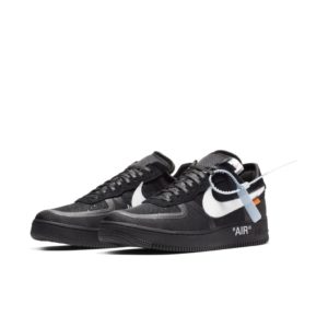 Nike x Off White Air Force AF 1 Low Black (2018) (AO4606-001)