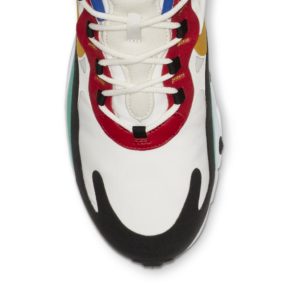 Nike  Air Max 270 React Bauhaus Phantom/University Gold-University Red-Black-Kinetic Green-Hyper Royal (AO4971-002)