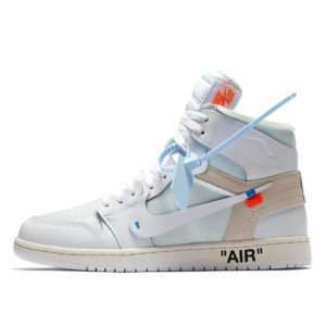 Air Jordan x Off White Nike AJ I 1 ‘The 10 Ten Part II’ (2018) (AQ0818-100)