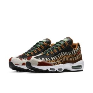 Nike  Air Max 95 Atmos Animal Pack 2.0 (2018 Animal Print Box) Pony/Sport Red-Black-Classic Green (AQ0929-200)