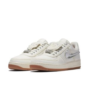 Nike  Air Force 1 Low Travis Scott Sail Sail/Sail-Gum Light Brown (AQ4211-101)