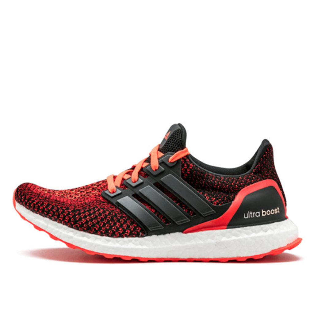 adidas Ultra Boost 2.0 Core Black Solar Red Core Black/Core Black/Solar Red (AQ5930)