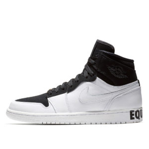 Jordan 1 Retro High Equality Black History Month (2018) Black/Black-White-Metallic Gold (AQ7474-001)