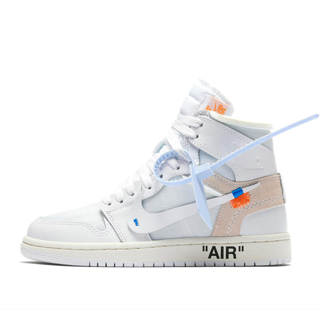 Jordan 1 Retro High Off-White White (GS) White/White (AQ8296-100)
