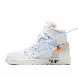 Jordan 1 Retro High Off-White White (GS) White/White (AQ8296-100)