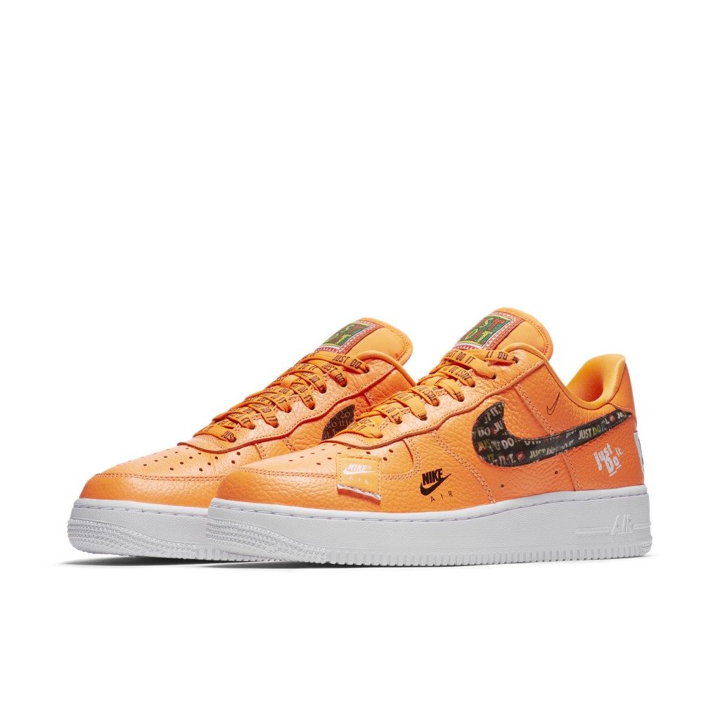 Nike Air Force 1 Low Just Do It Pack Total Orange Total Orange/Total Orange-Black-White (AR7719-800)