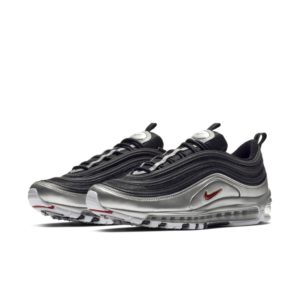 Nike  Air Max 97 Silver Black Black/Varsity Red-Metallic Silver-White (AT5458-001)