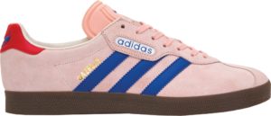 adidas  Gazelle Super size? London to Manchester Pink Pink/Royal Blue (CQ1882)