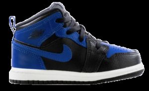 Jordan 1 Mid Hyper Royal (TD) Black/Hyper Royal/White (640735-077)