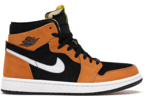 Jordan  1 High Zoom Air CMFT Black Monarch Black/White-Monarch-Opti Yellow (CT0978-002)