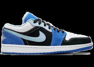 Jordan 1 Low Black Blue White Black/Blue-White-Light Blue (DH0206-400)