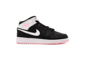 Jordan 1 Mid Arctic Pink Black (GS) Arctic Pink/Black-White (555112-061)